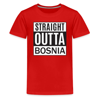 Straight outta Bosnia | Djecija majica - red