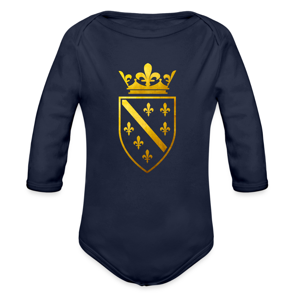 Zlatna Bosna | Bodi dugi rukav - dark navy