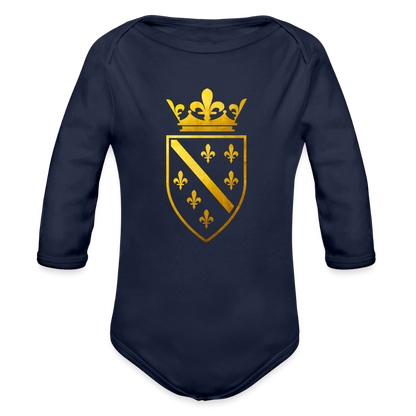 Zlatna Bosna | Bodi dugi rukav - dark navy