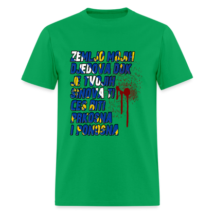 Zemljo mojih djedova | Majica kratki rukav - bright green