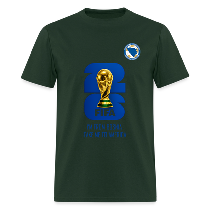 Take me to America | Majica Kratki Rukav - forest green