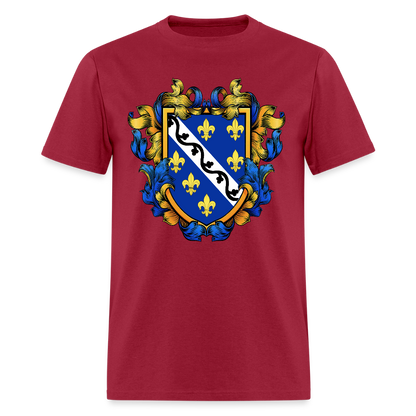 Kraljevina Bosna | Majica kratki rukav - dark red