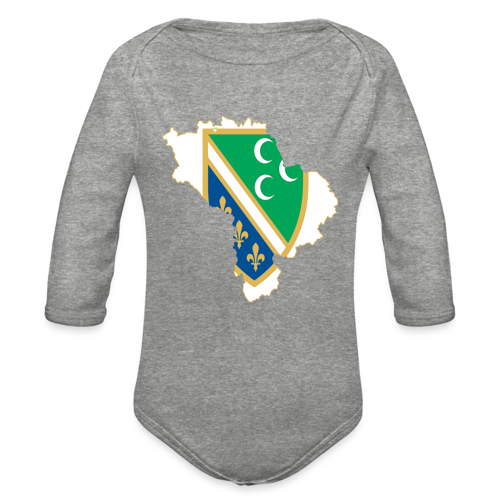 Sandžak | Bodi dugi rukav - heather grey