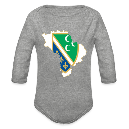 Sandžak | Bodi dugi rukav - heather grey