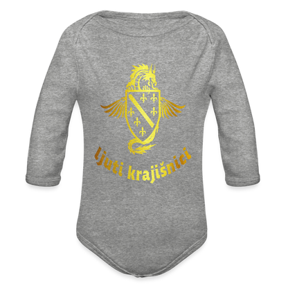 Ljuti krajisnici | Bodi dugi rukav - heather grey