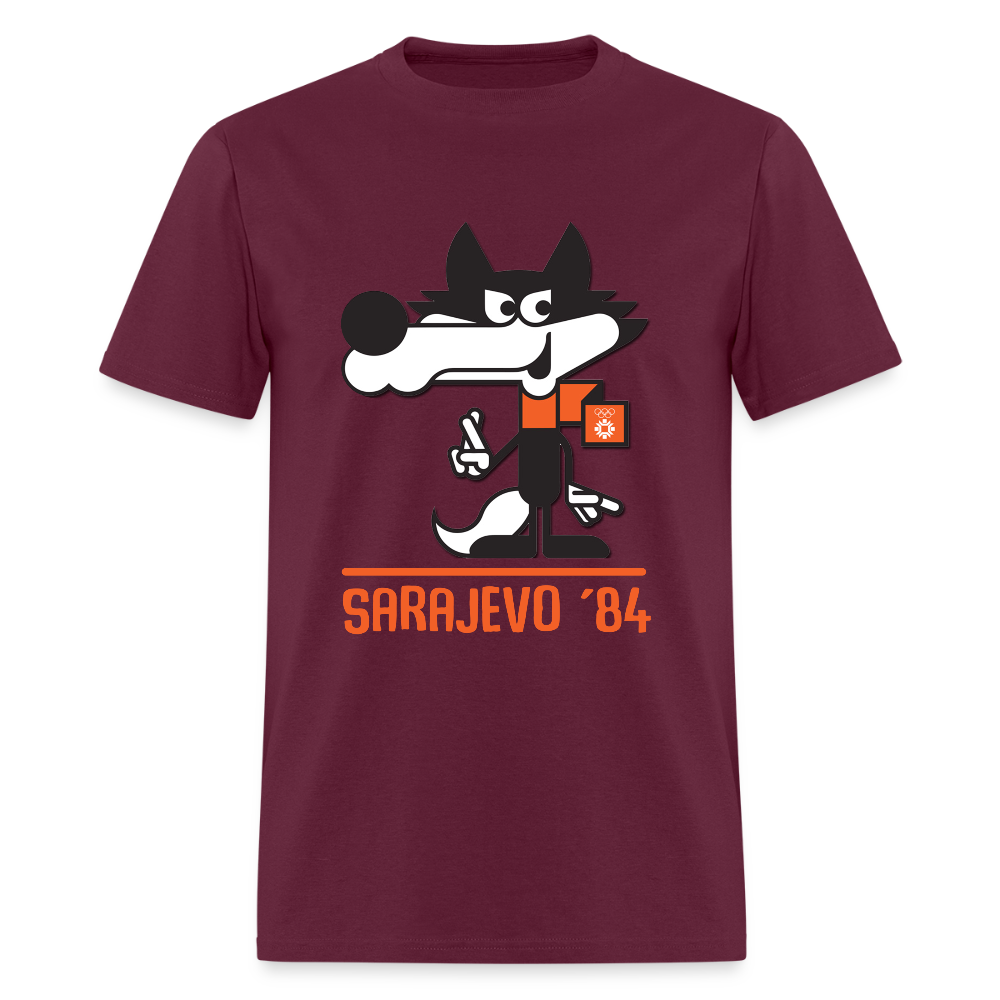 Sarajevo Vućko | Majica kratki rukav - burgundy