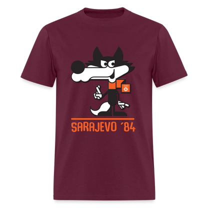 Sarajevo Vućko | Majica kratki rukav - burgundy