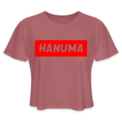 Hanuma | Kratka zenska majica - mauve