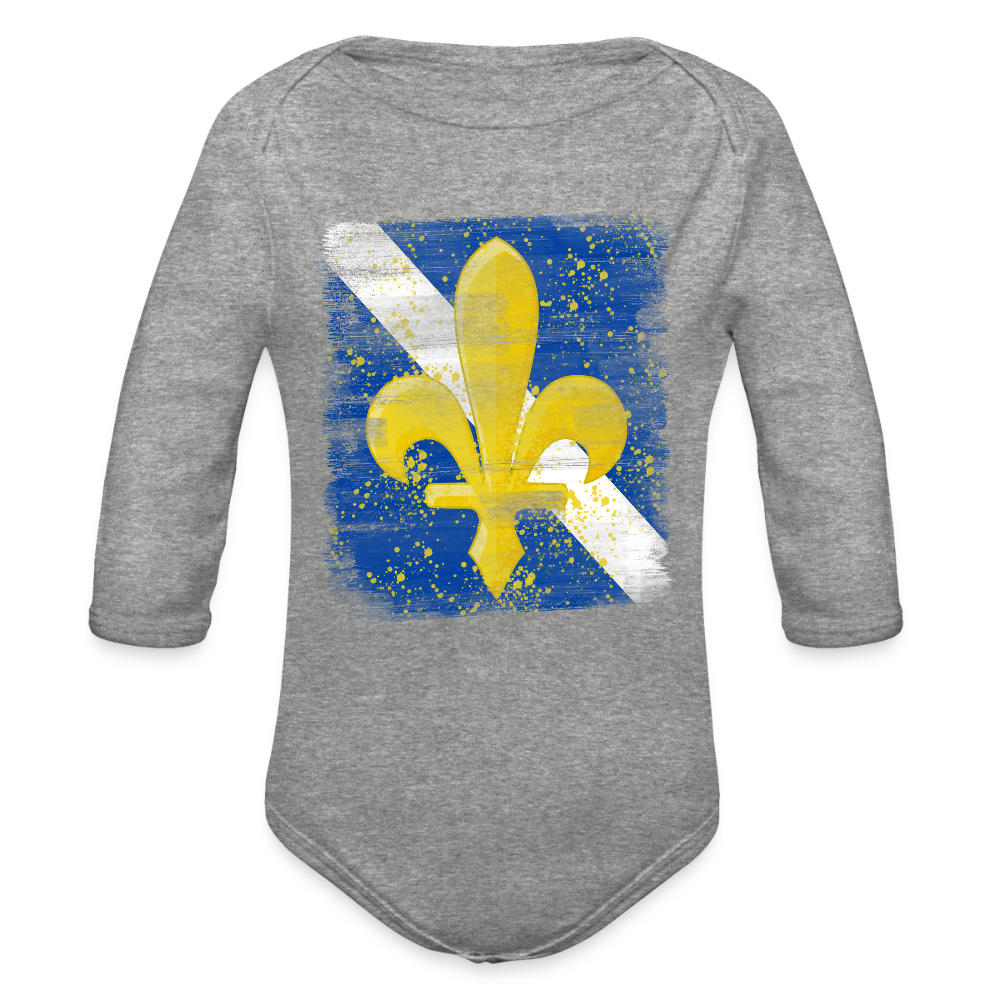 Ljiljan | Bodi dugi rukav - heather grey