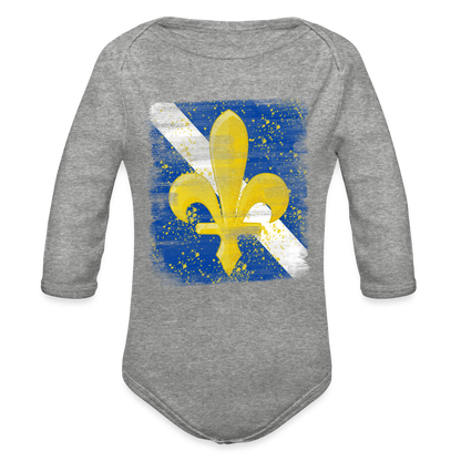 Ljiljan | Bodi dugi rukav - heather grey