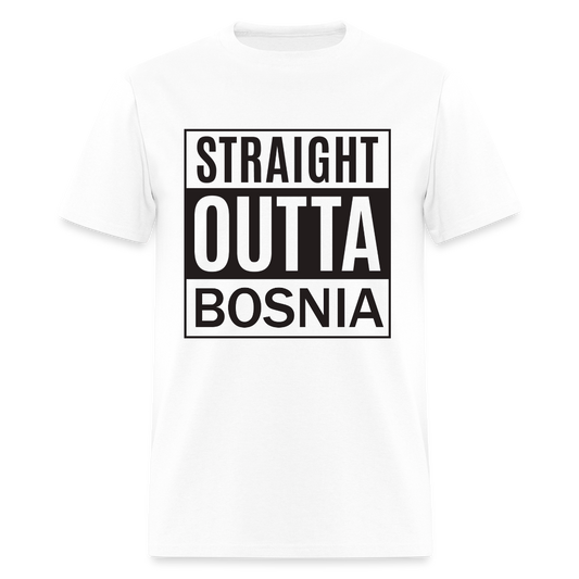 straight outta bosnia | majica kratki rukav – proizvod iz moja bosna shop