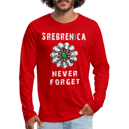 Srebrenica | Majica dugi rukav - red