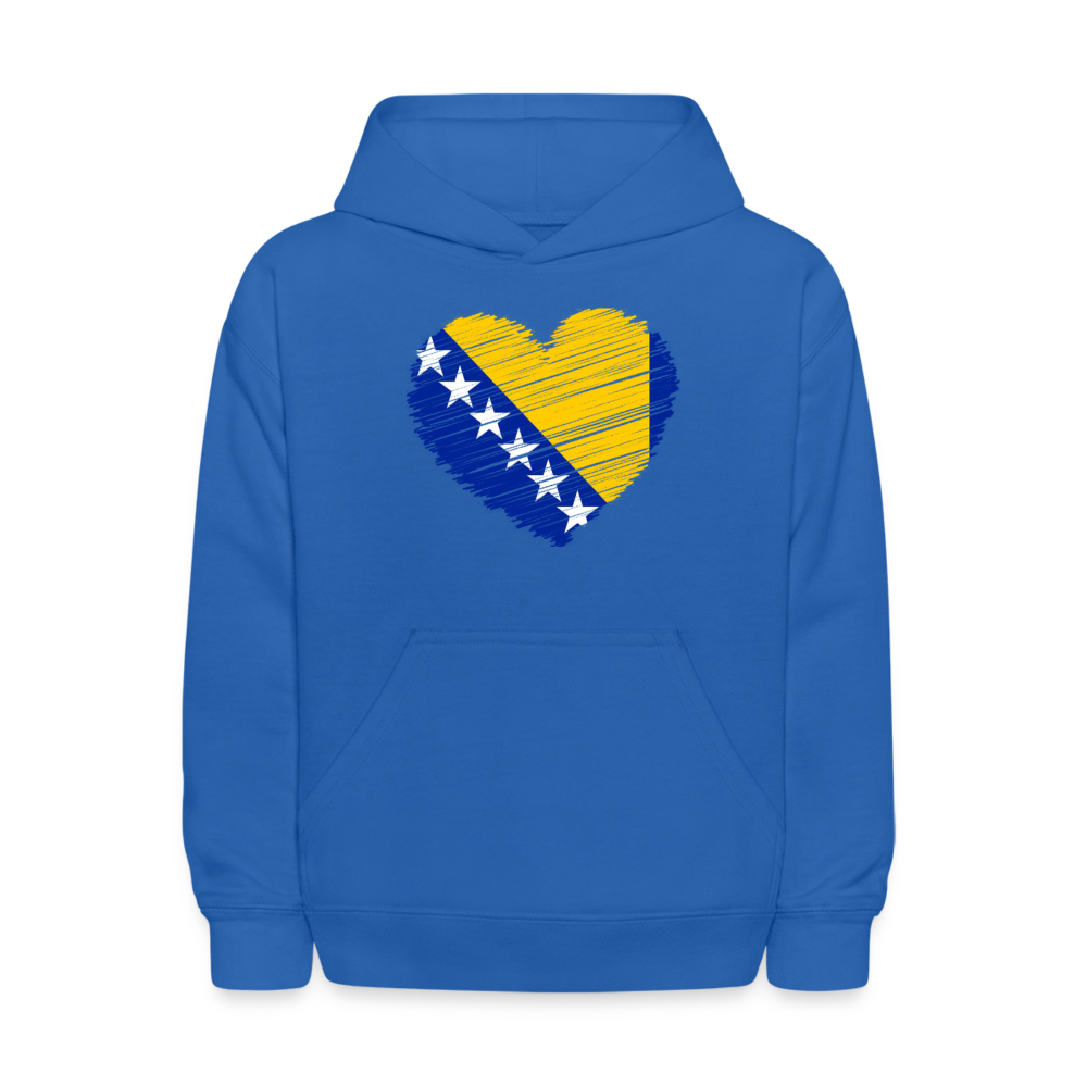 Love Bosna | Djeciji duks - royal blue