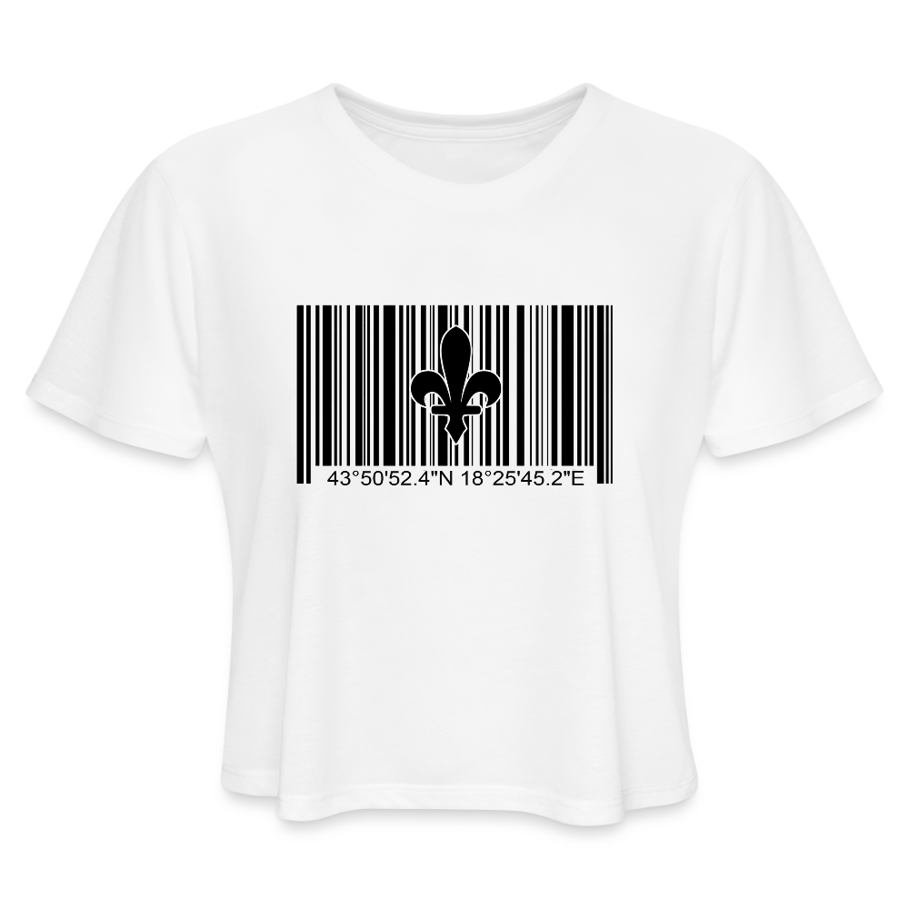 barcode ljiljan | kratka zenska majica – proizvod iz moja bosna shop