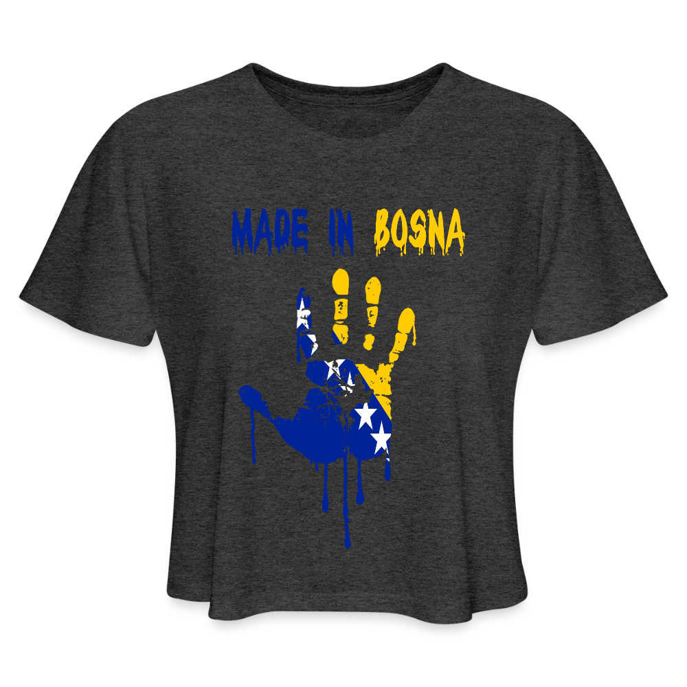 Made in Bosna | Kratka zenska majica - deep heather