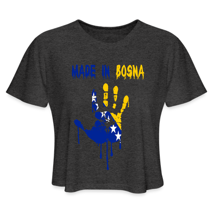 Made in Bosna | Kratka zenska majica - deep heather