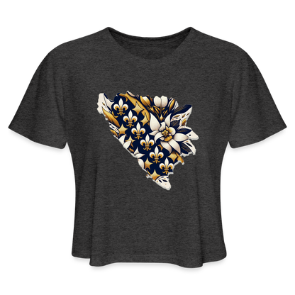 Cvijeće Bosnasko | Kratka zenska majica - deep heather