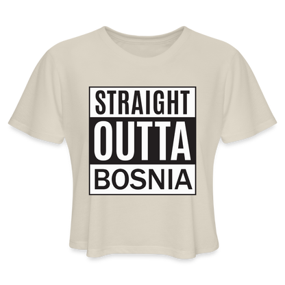 Straight outta Bosnia | Kratka zenska majica - dust
