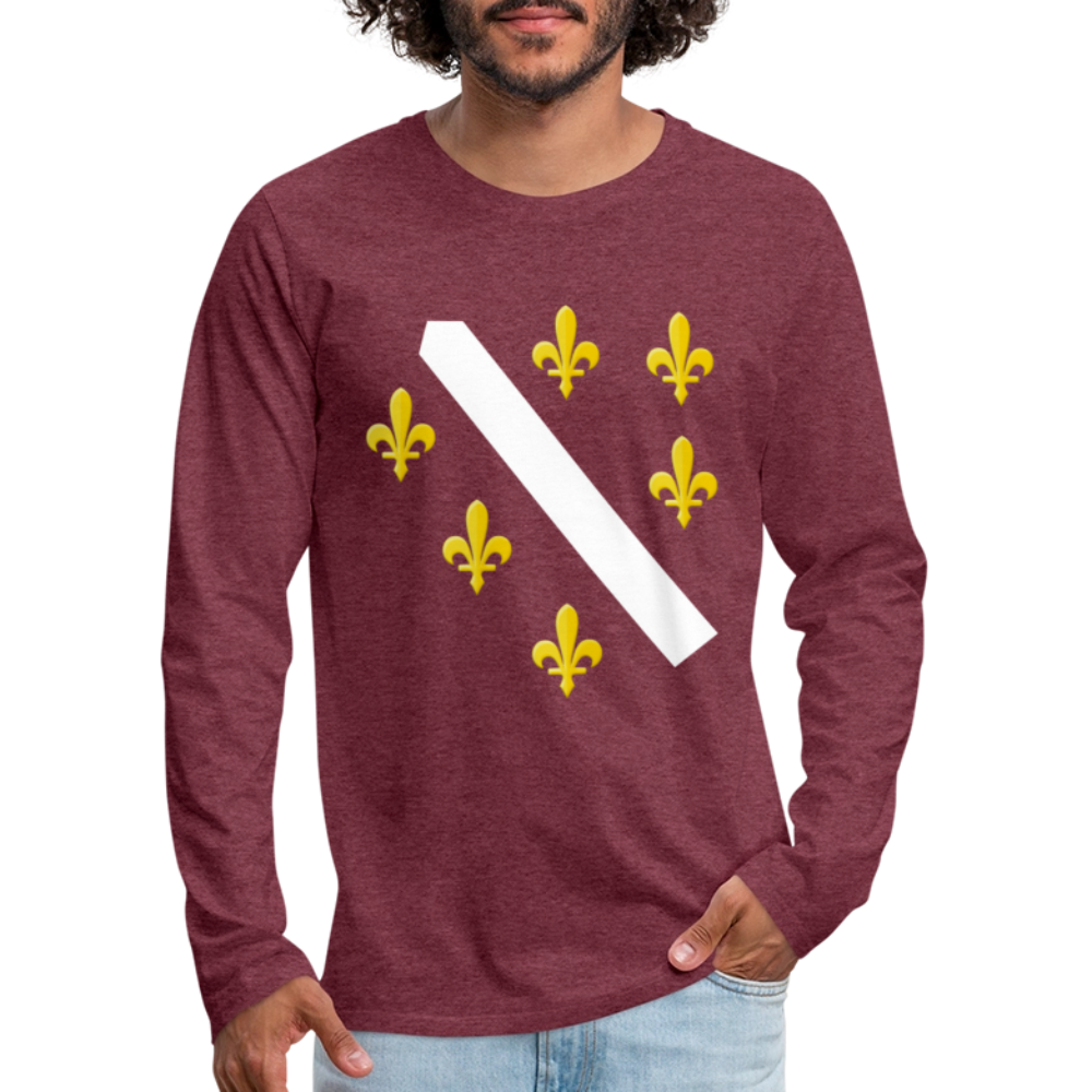 Ljiljani | Majica dugi rukav - heather burgundy