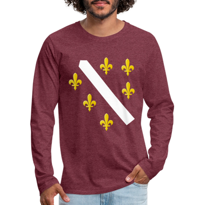 Ljiljani | Majica dugi rukav - heather burgundy