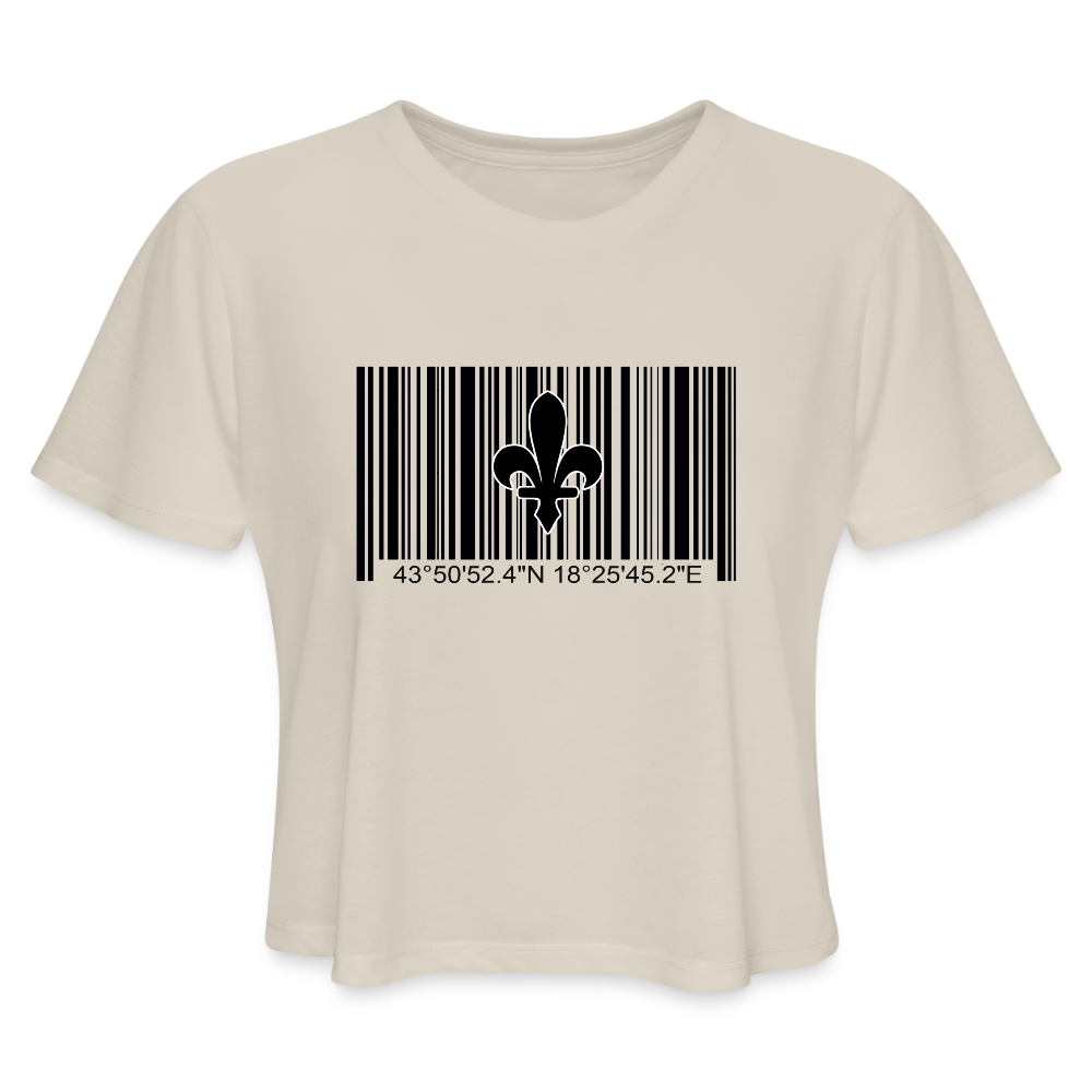 Barcode Ljiljan | Kratka zenska majica - dust