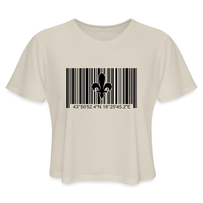 Barcode Ljiljan | Kratka zenska majica - dust