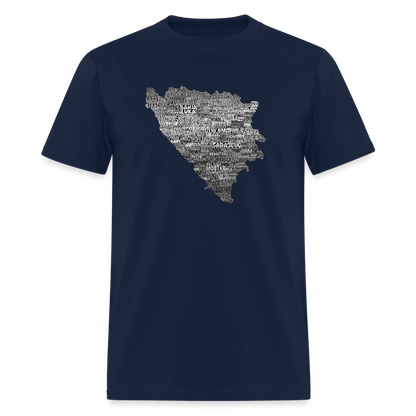 Gradovi BiH | Majica Kratki Rukav - navy