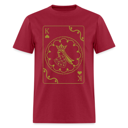 The King | Majica Kratki Rukav - dark red