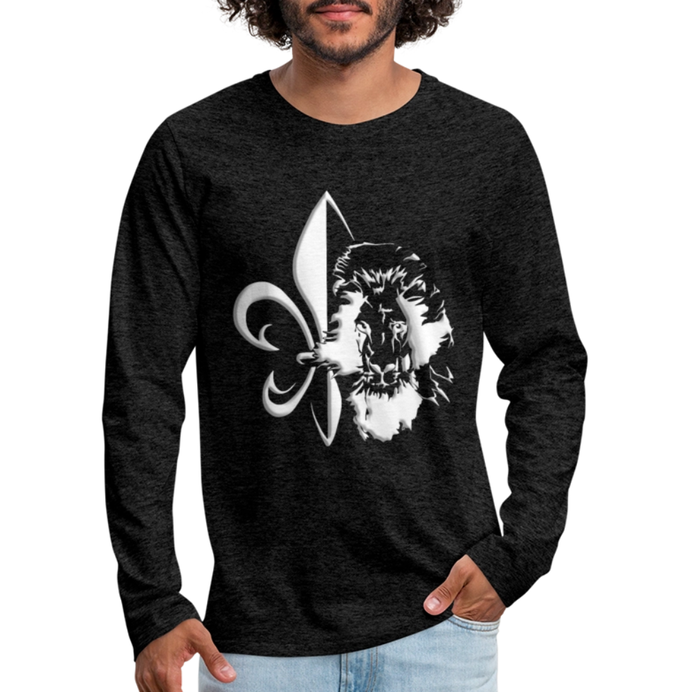 Lav-Ljiljan | Majica dugi rukav - charcoal grey