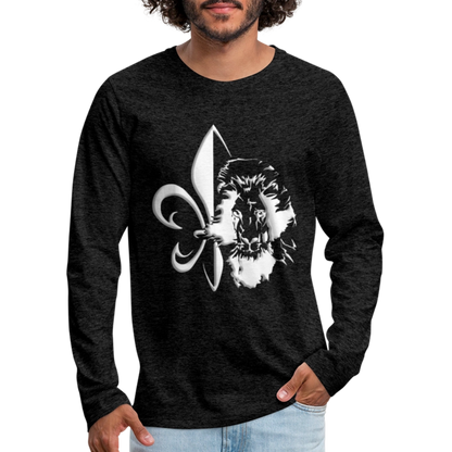 Lav-Ljiljan | Majica dugi rukav - charcoal grey