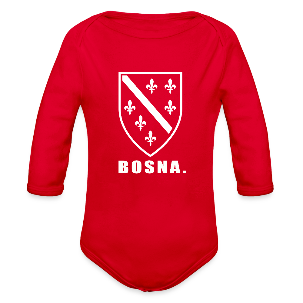 Bosna | Bodi dugi rukav - red