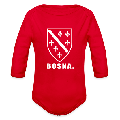 Bosna | Bodi dugi rukav - red
