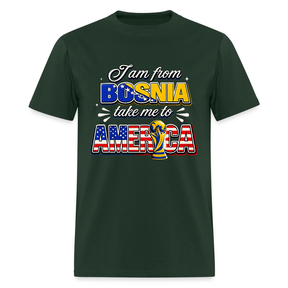 I'M FROM BOSNIA... | Majica Kratki Rukav - forest green