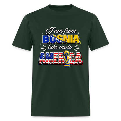 I'M FROM BOSNIA... | Majica Kratki Rukav - forest green