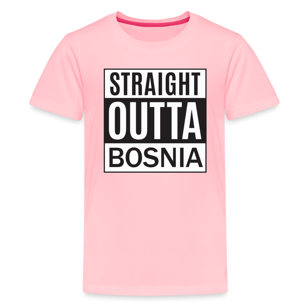 Straight outta Bosnia | Djecija majica - pink