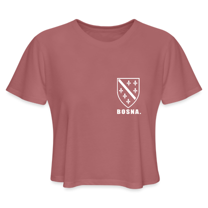 Bosna | Kratka zenska majica - mauve
