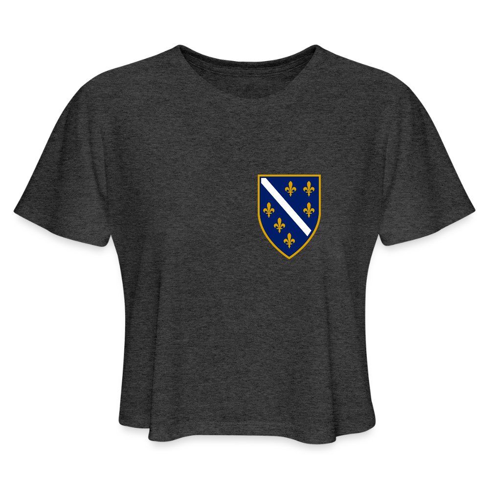 RBiH Na Srcu | Kratka zenska majica - deep heather