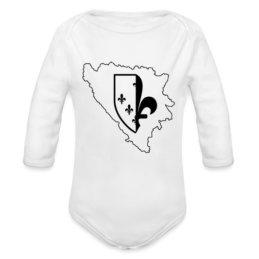 granice i ljiljani | bodi dugi rukav – proizvod iz moja bosna shop