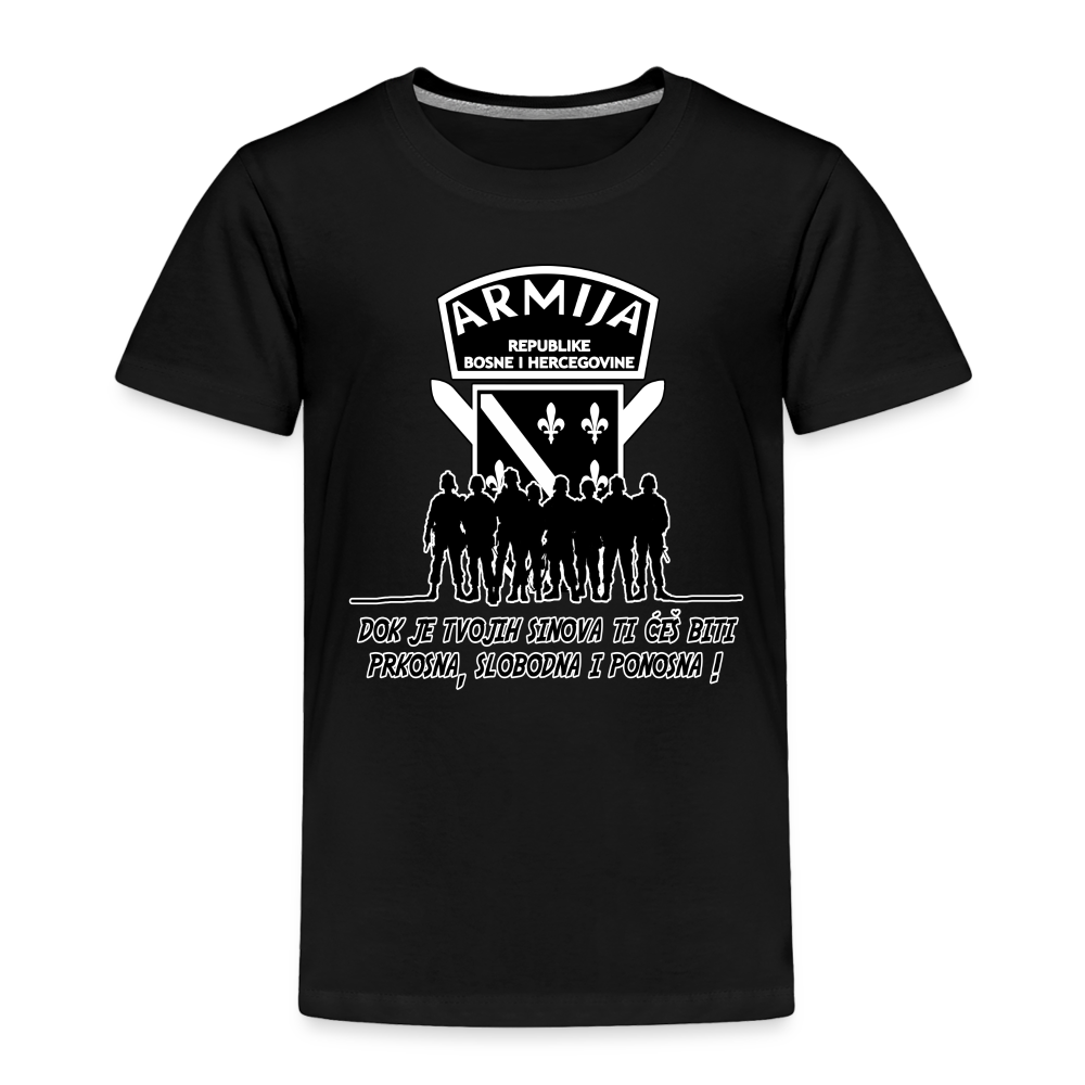 Armija BiH | Djecija majica - black