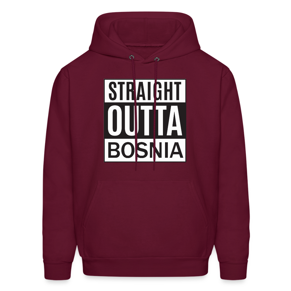 Straight Outta Bosnia | Premium Duks - burgundy