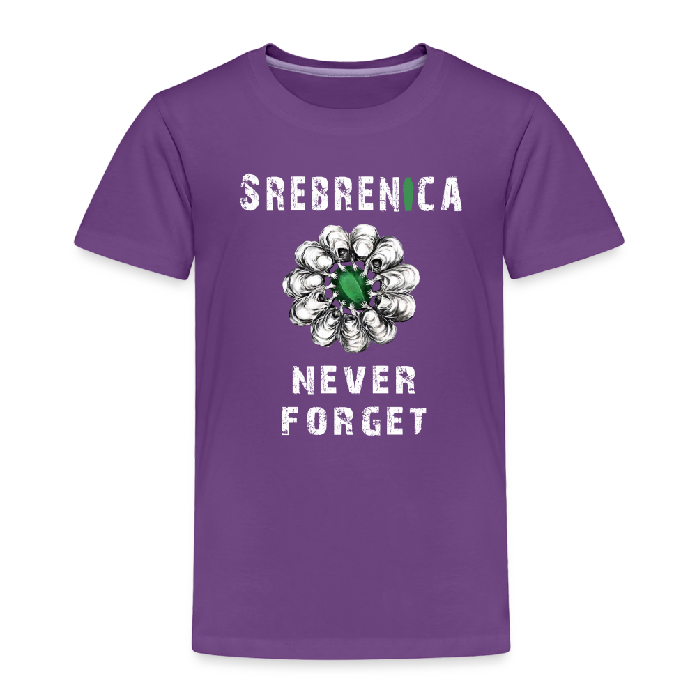 Srebrenica | Djecija majica - purple