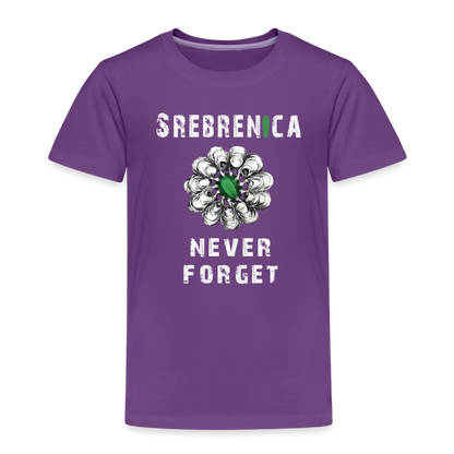 Srebrenica | Djecija majica - purple