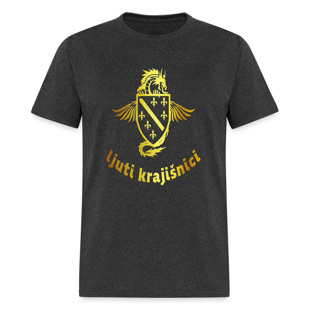 Ljuti krajišnici | Majica kratki rukav - heather black