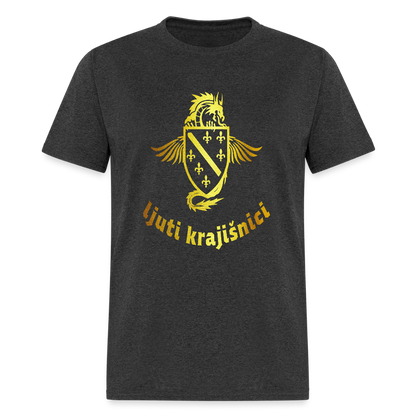 Ljuti krajišnici | Majica kratki rukav - heather black