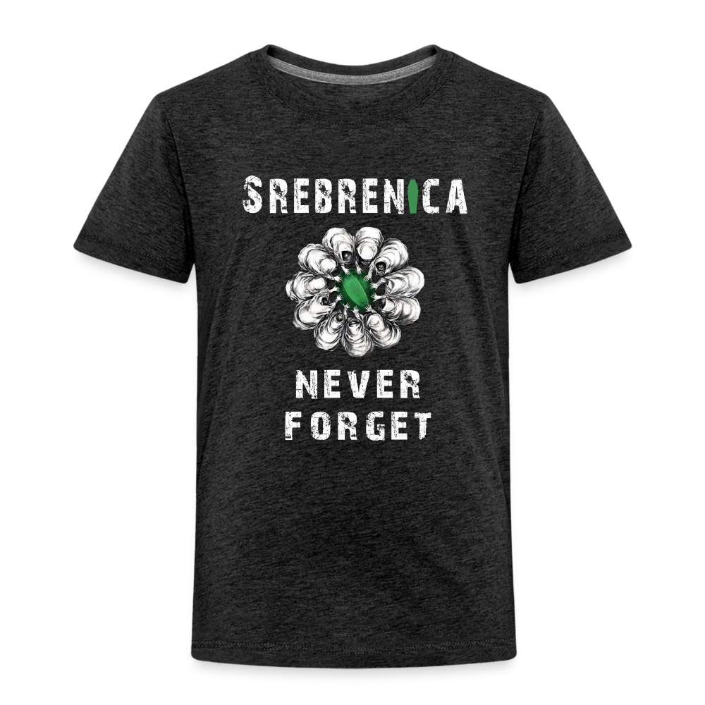 Srebrenica | Djecija majica - charcoal grey