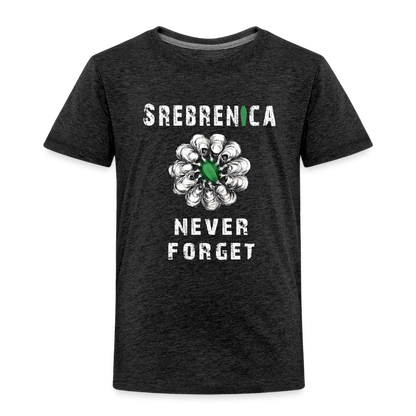Srebrenica | Djecija majica - charcoal grey