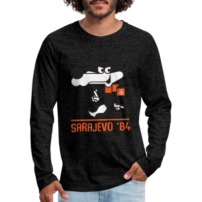 Sarajevo Vučko | Majica dugi rukav - charcoal grey