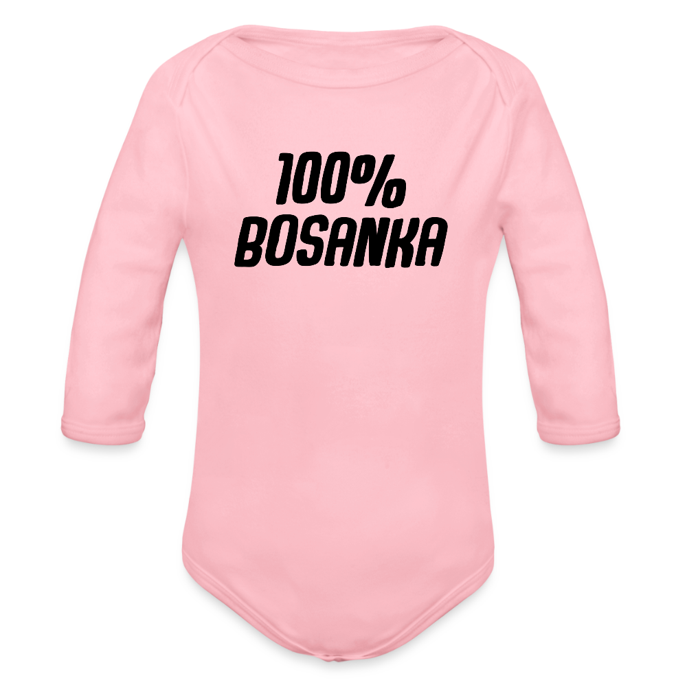 100% Bosanka | Bodi dugi rukav - light pink