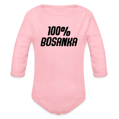100% Bosanka | Bodi dugi rukav - light pink