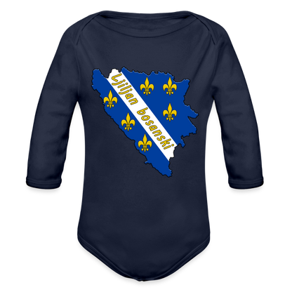 Ljiljani Bosne | Bodi dugi rukav - dark navy